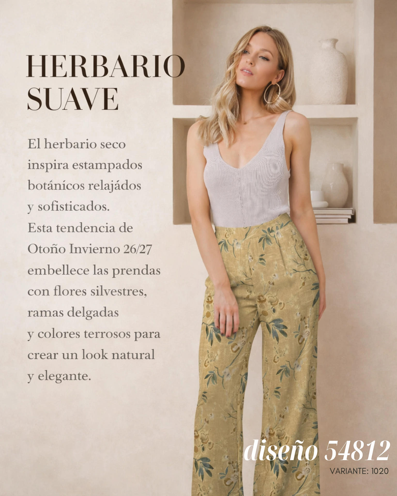 Tendencia Herbario Suave para la temporada Otoño Invierno 26/27