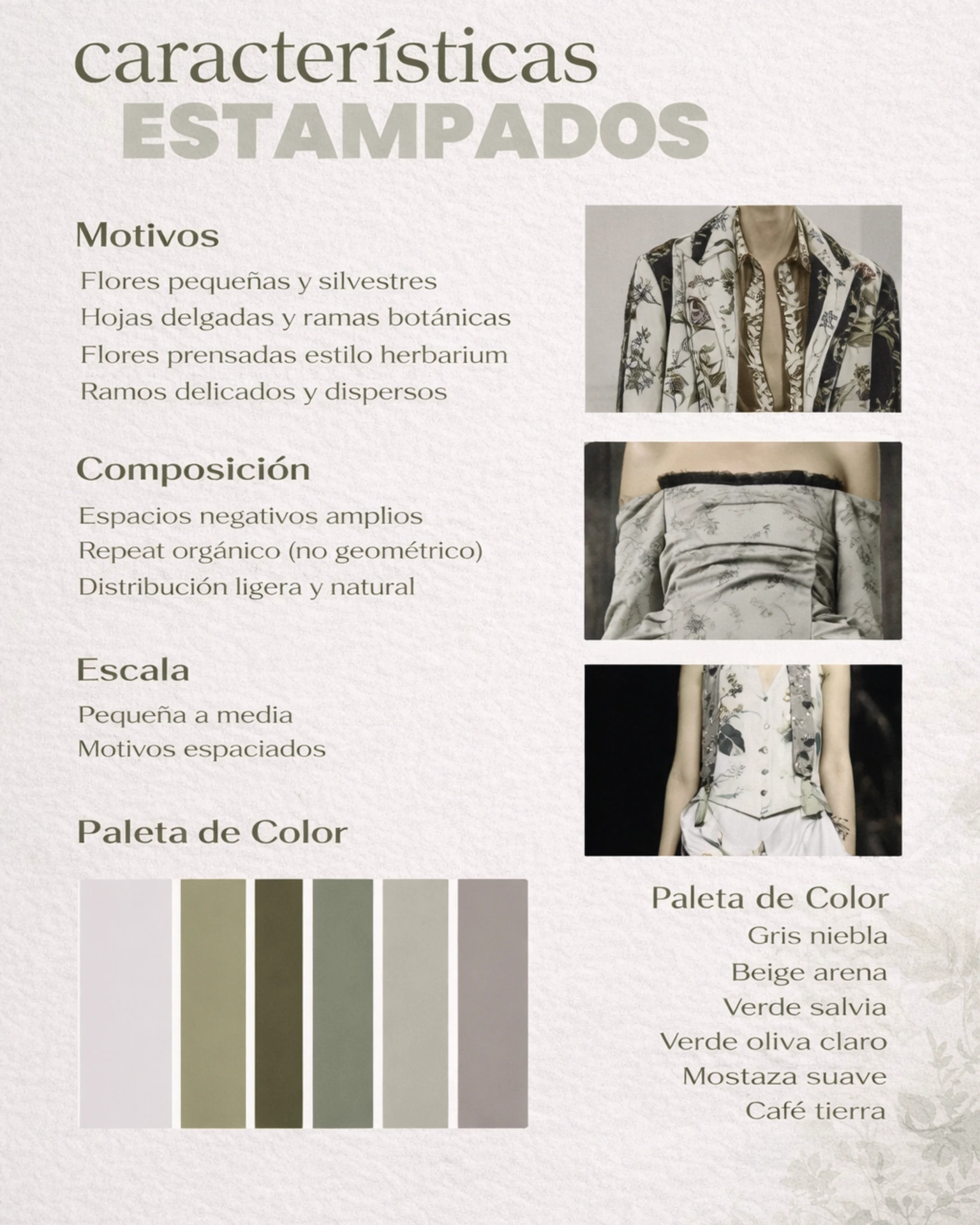 Tendencia Herbario Suave para la temporada Otoño Invierno 26/27
